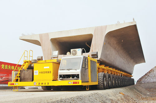 輪胎式運(yùn)梁車目前在我國(guó)的發(fā)展前景 輪胎式運(yùn)梁車目前在我國(guó)的發(fā)展前景
